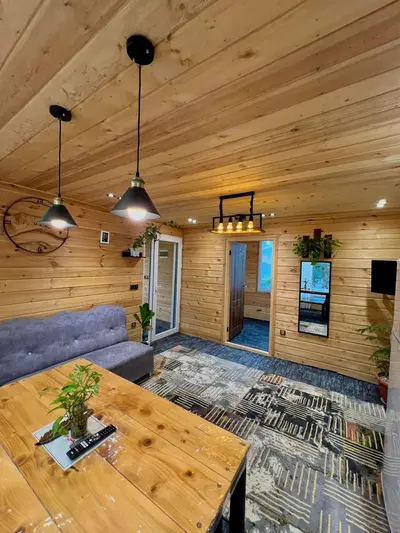 کلبه یک خوابه چوبی سید