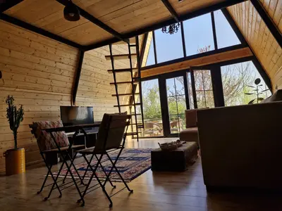 کلبه یک خوابه دوبلکس بمانی