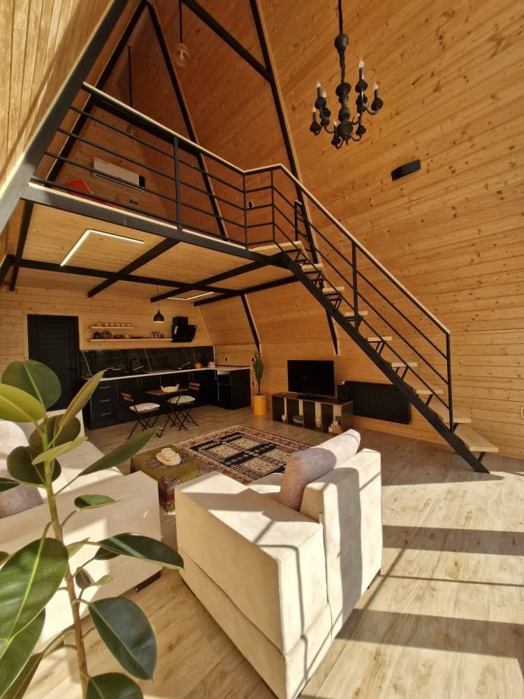 کلبه یک خوابه دوبلکس بمانی