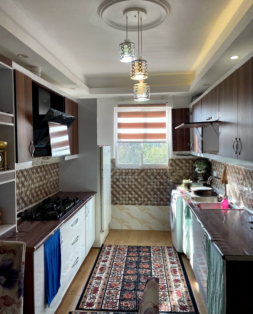 آپارتمان یک خوابه روستایی لب رودخانه شهرک اباتر