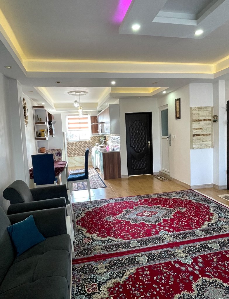 آپارتمان یک خوابه روستایی لب رودخانه شهرک اباتر