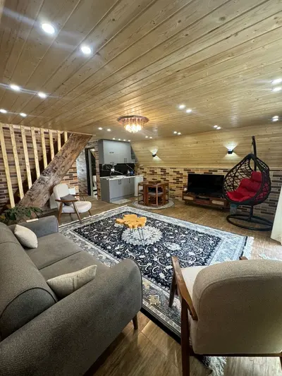 کلبه دوخوابه چوبی سلمل