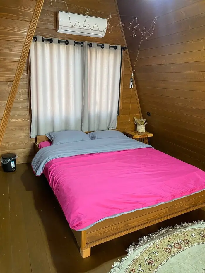 کلبه یک خوابه جکوزی دار جنگلی تالی