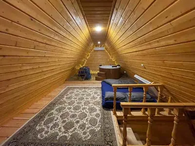 کلبه دوخوابه سوئیسی جکوزی دار شاهان