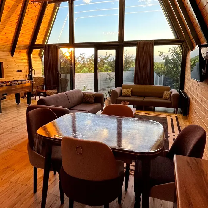 کلبه دوخوابه استخردار آبگرم دیار