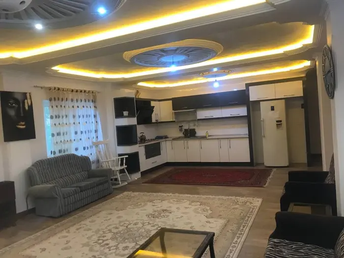 ویلا دوخوابه استخردار آبگرم باغ رستمی