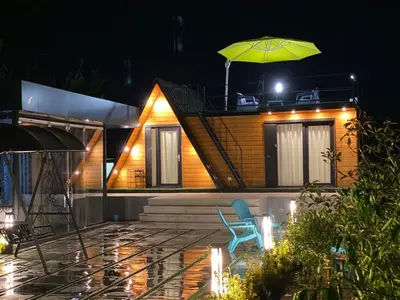 کلبه یک خوابه سوئیسی گلایل