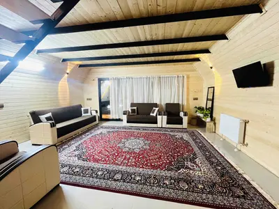 کلبه دوخوابه دوبلکس چوبی رها