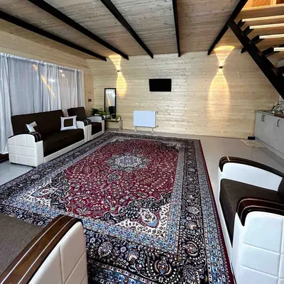 کلبه دوخوابه دوبلکس چوبی رها