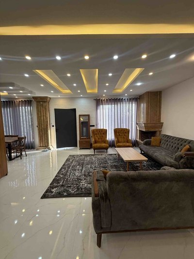 ویلا چهارخوابه جنگلی دوبلکس استخردار آبگرم گنج یاب