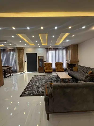 ویلا چهارخوابه جنگلی دوبلکس استخردار آبگرم گنج یاب