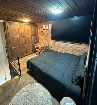 کلبه یک خوابه جکوزی دار شیشه ایی