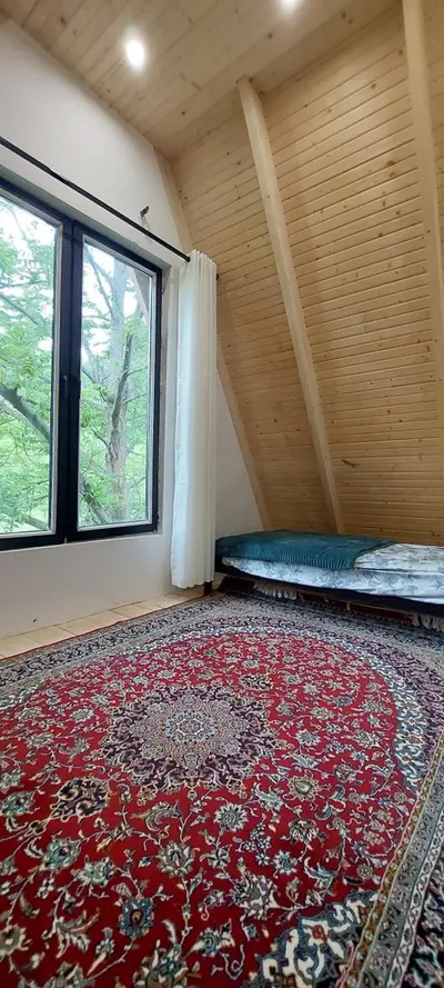 کلبه دوخوابه سوئیسی پسر جنگل