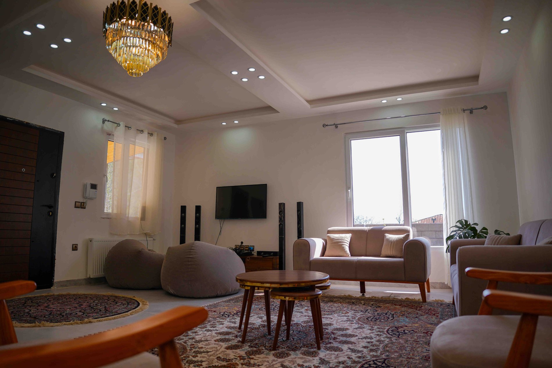 کلبه سه خوابه دوبلکس جنگلی چوبی نیلاش