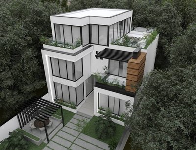 ویلا سه خوابه تریپلکس استخردار ارکیده