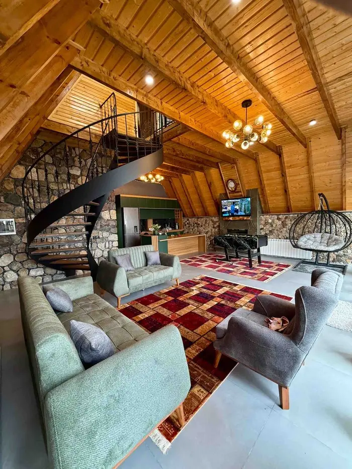 کلبه دوخوابه سوئیسی اطلس - انتخاب عنوان تصویر