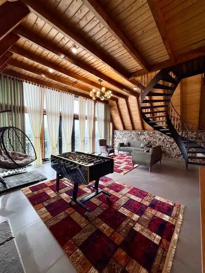 کلبه دوخوابه سوئیسی اطلس