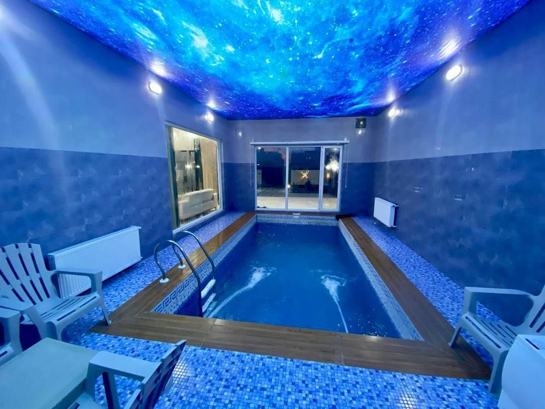 ویلا دوخوابه استخردار آبگرم شهرک یاس آبی