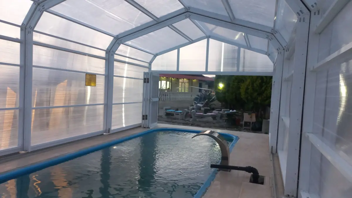 ویلا یک خوابه استخردار آبگرم حله سرا