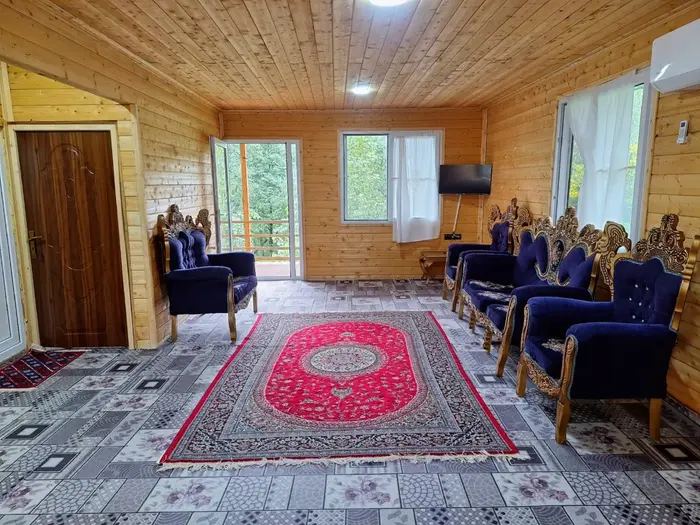 کلبه دوخوابه جنگلی صدای رود