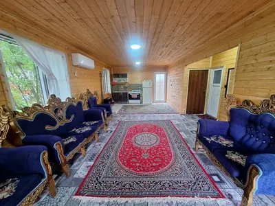 کلبه دوخوابه جنگلی صدای رود