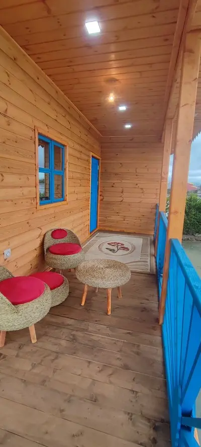 کلبه یک خوابه چوبی آلوینا