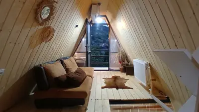 کلبه یک خوابه سوئیسی جکوزی دار اریشاه