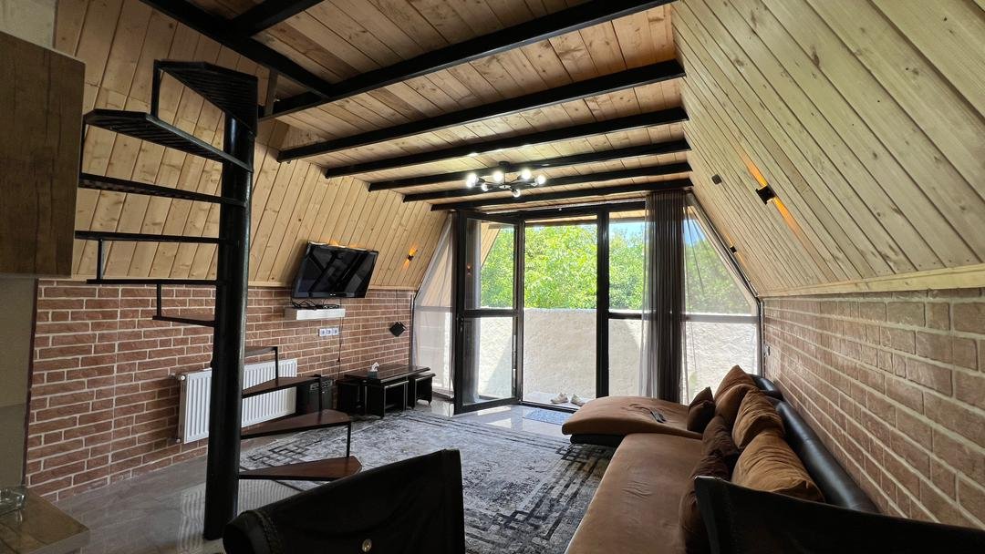 کلبه یک خوابه سوئیسی جکوزی دار اریشاه