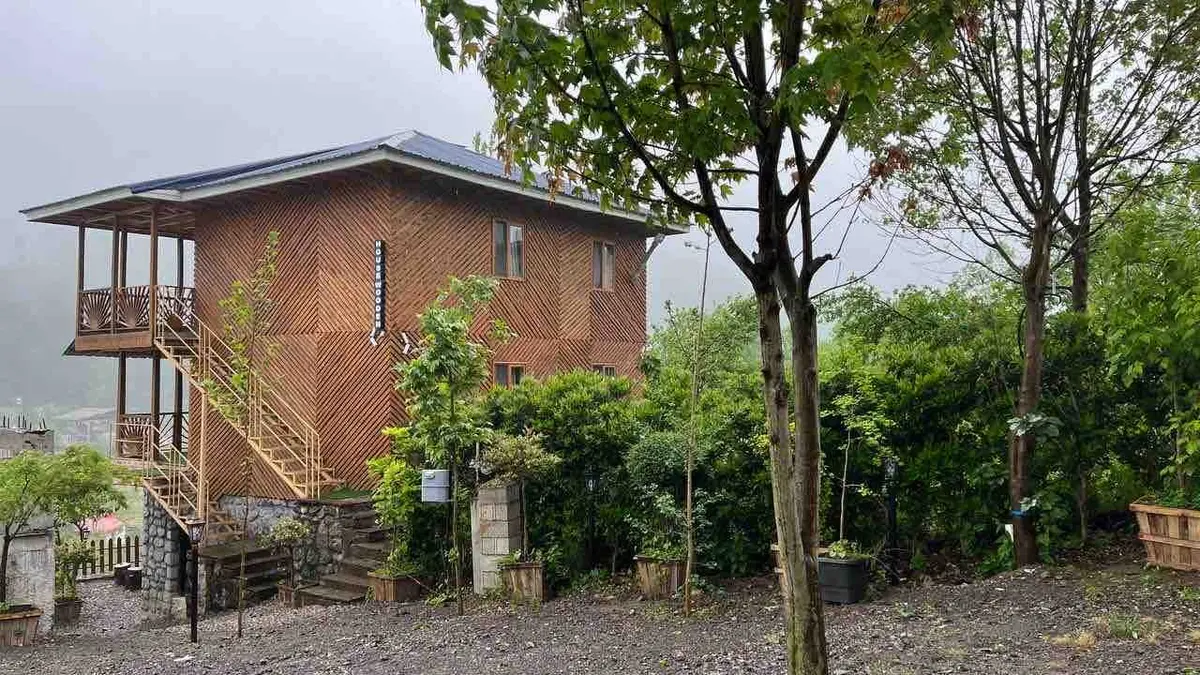 کلبه دوخوابه دوهزار ۱ - انتخاب عنوان تصویرنمای خانه چوبی