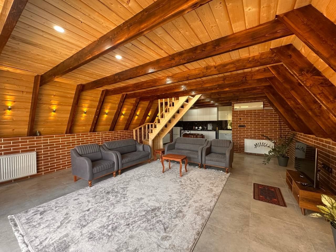 کلبه دوخوابه استخردار آبگرم ترمی