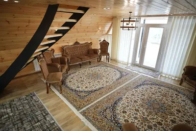 کلبه دوخوابه دوبلکس چوبی بهشت گیلان