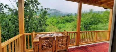 کلبه یک خوابه جنگلی گلسرک