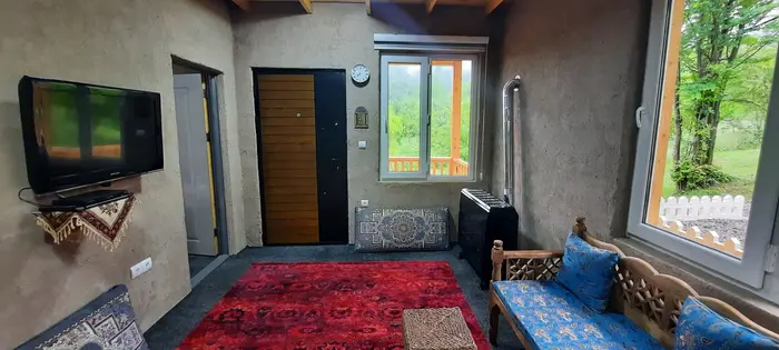 کلبه یک خوابه جنگلی گلسرک