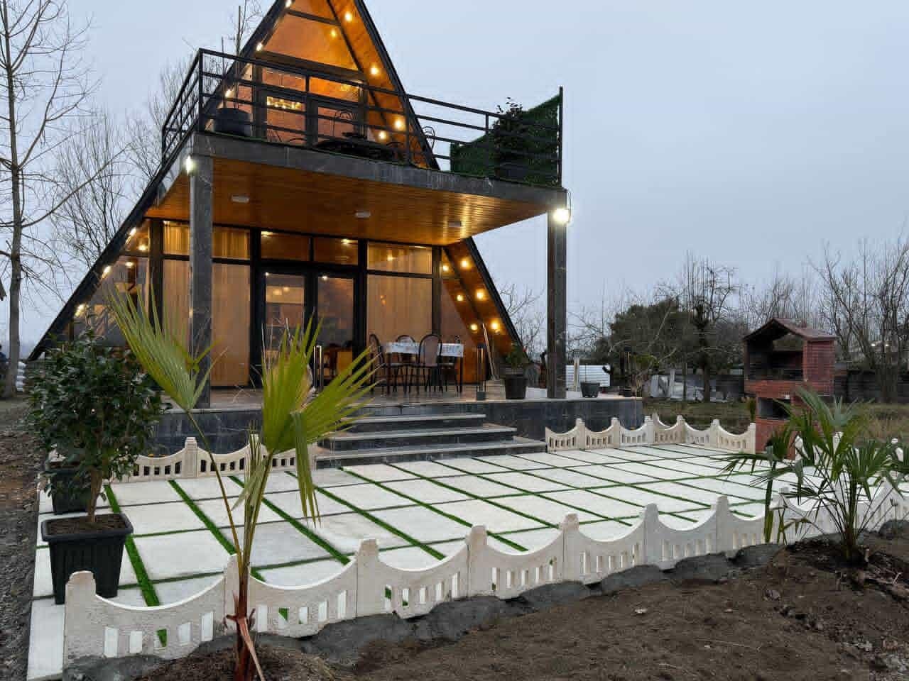 کلبه دوخوابه روستایی شالیزار گیسوم