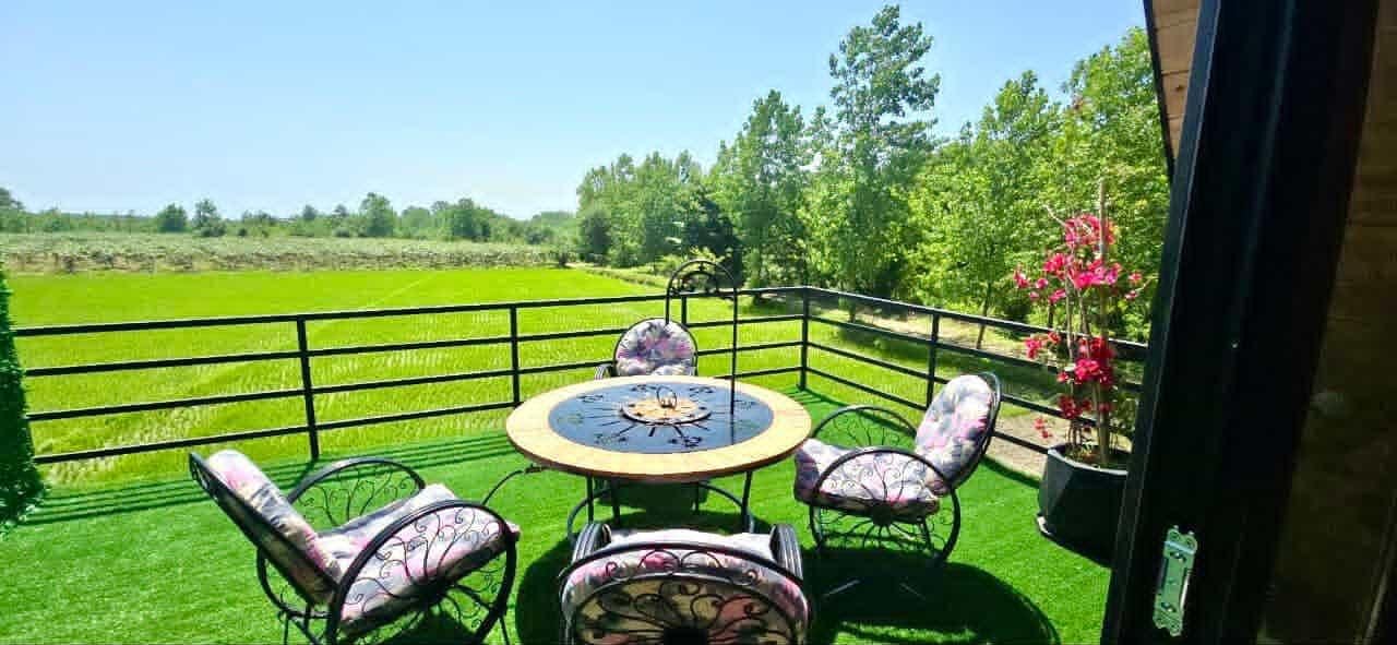 کلبه دوخوابه روستایی شالیزار گیسوم