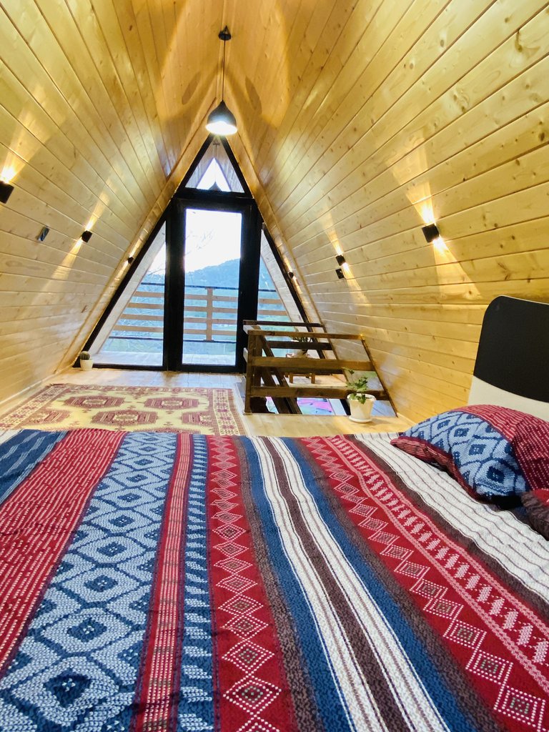 کلبه یک خوابه دوبلکس سوئیسی جکوزی دار زمانی