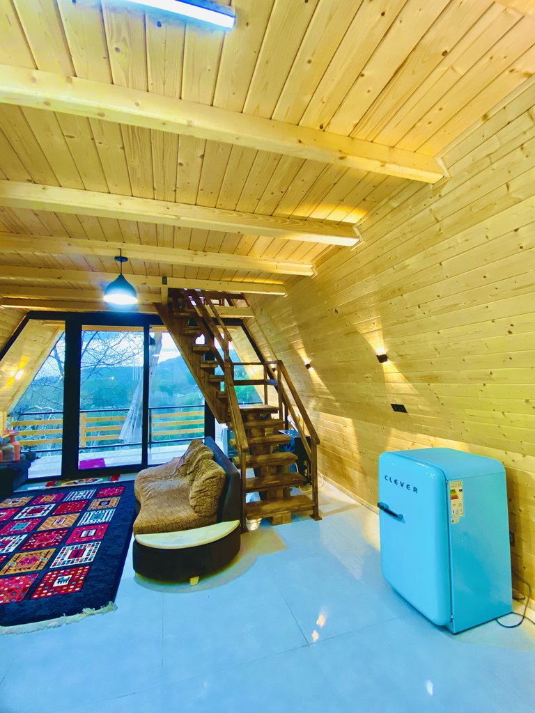 کلبه یک خوابه دوبلکس سوئیسی جکوزی دار زمانی