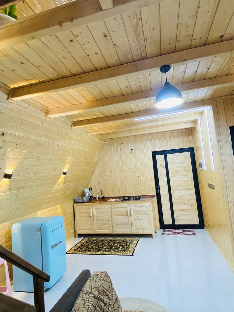 کلبه یک خوابه دوبلکس سوئیسی جکوزی دار زمانی