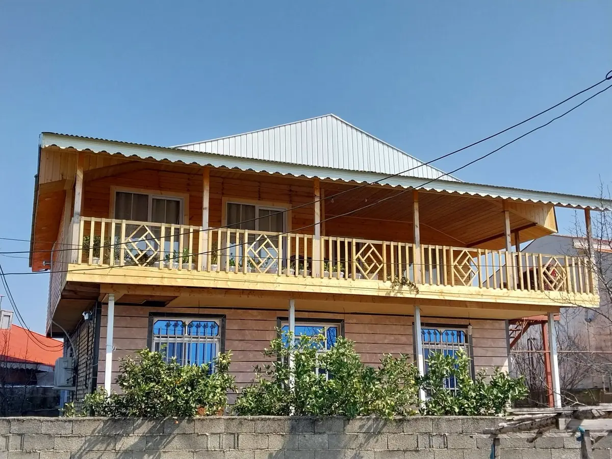 ویلا دوخوابه چوبی کاظمی