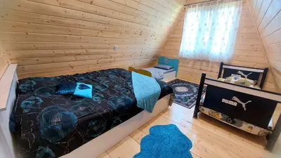 کلبه دوخوابه سوئیسی دوبلکس جکوزی دار آجری