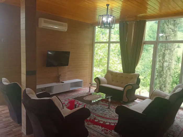 ویلا دوخوابه جنگلی دوبلکس بلوط دران - پزیرای