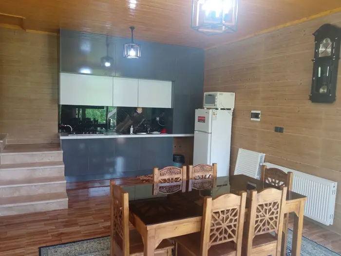 ویلا دوخوابه جنگلی دوبلکس بلوط دران - اشپز خانه