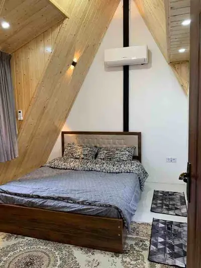 کلبه دوخوابه جنگلی طبیعت 5