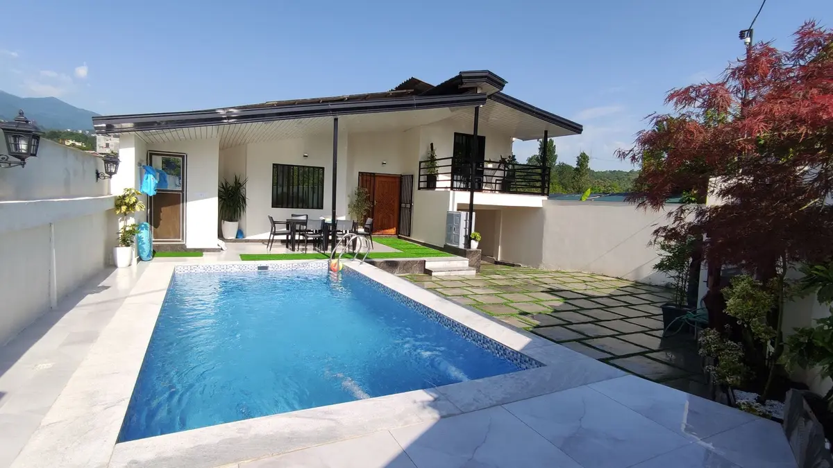 ویلا دوخوابه دوبلکس استخردار آبگرم علیخانی