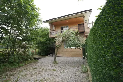 کلبه دوخوابه خانه چوبی روشنک