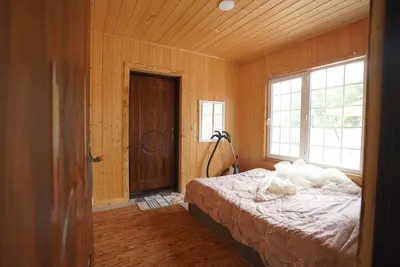 کلبه دوخوابه خانه چوبی روشنک