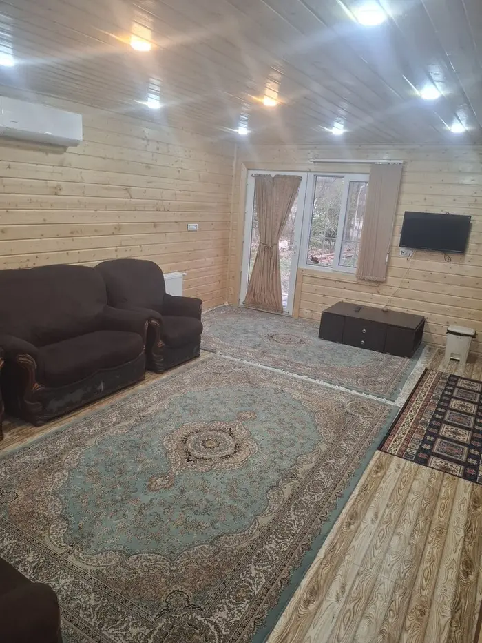 کلبه دوخوابه جنگلی همایون - پذیرایی