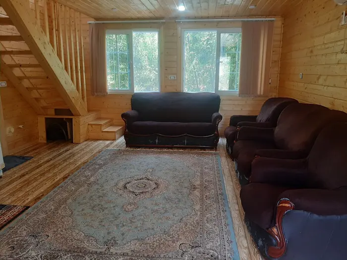 کلبه دوخوابه جنگلی همایون - پذیرایی