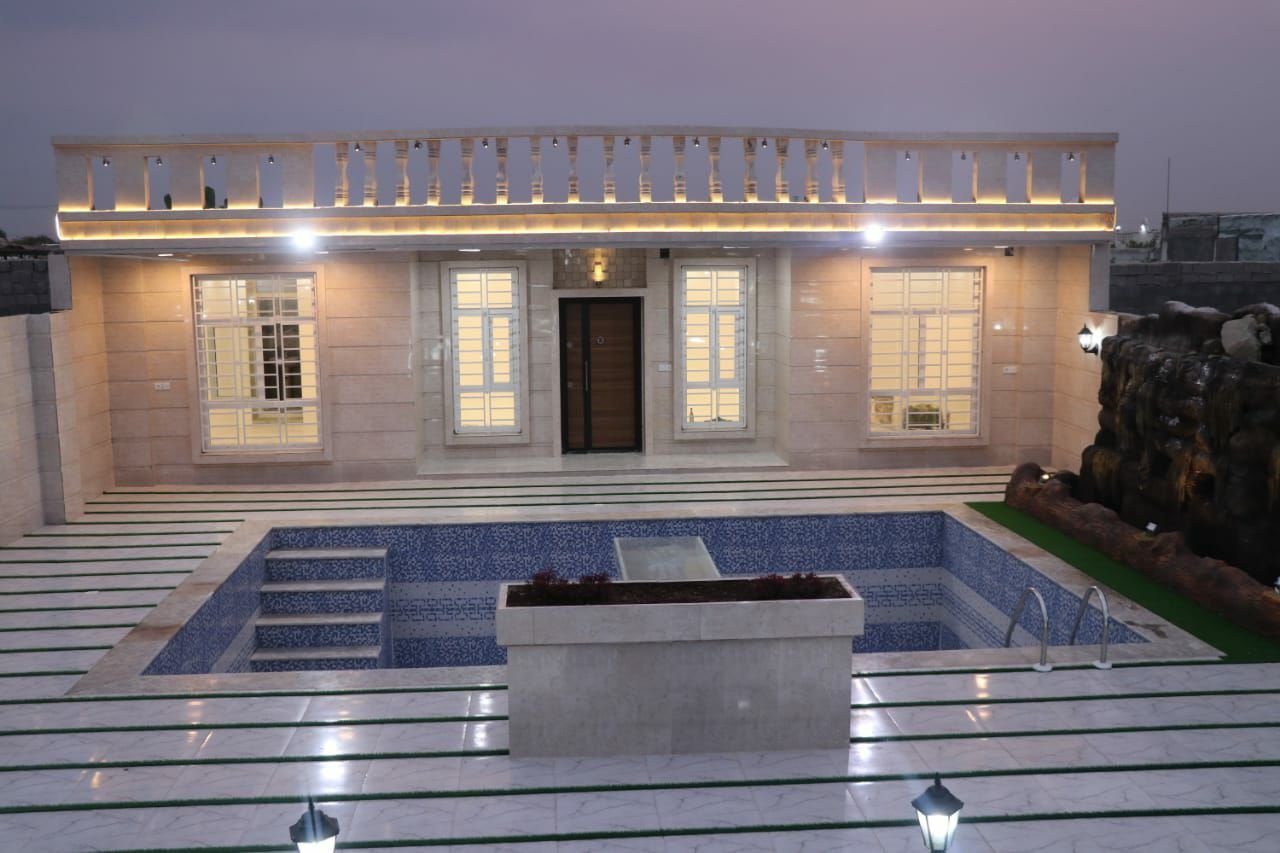 ویلا دوخوابه استخردار باغ هرمان