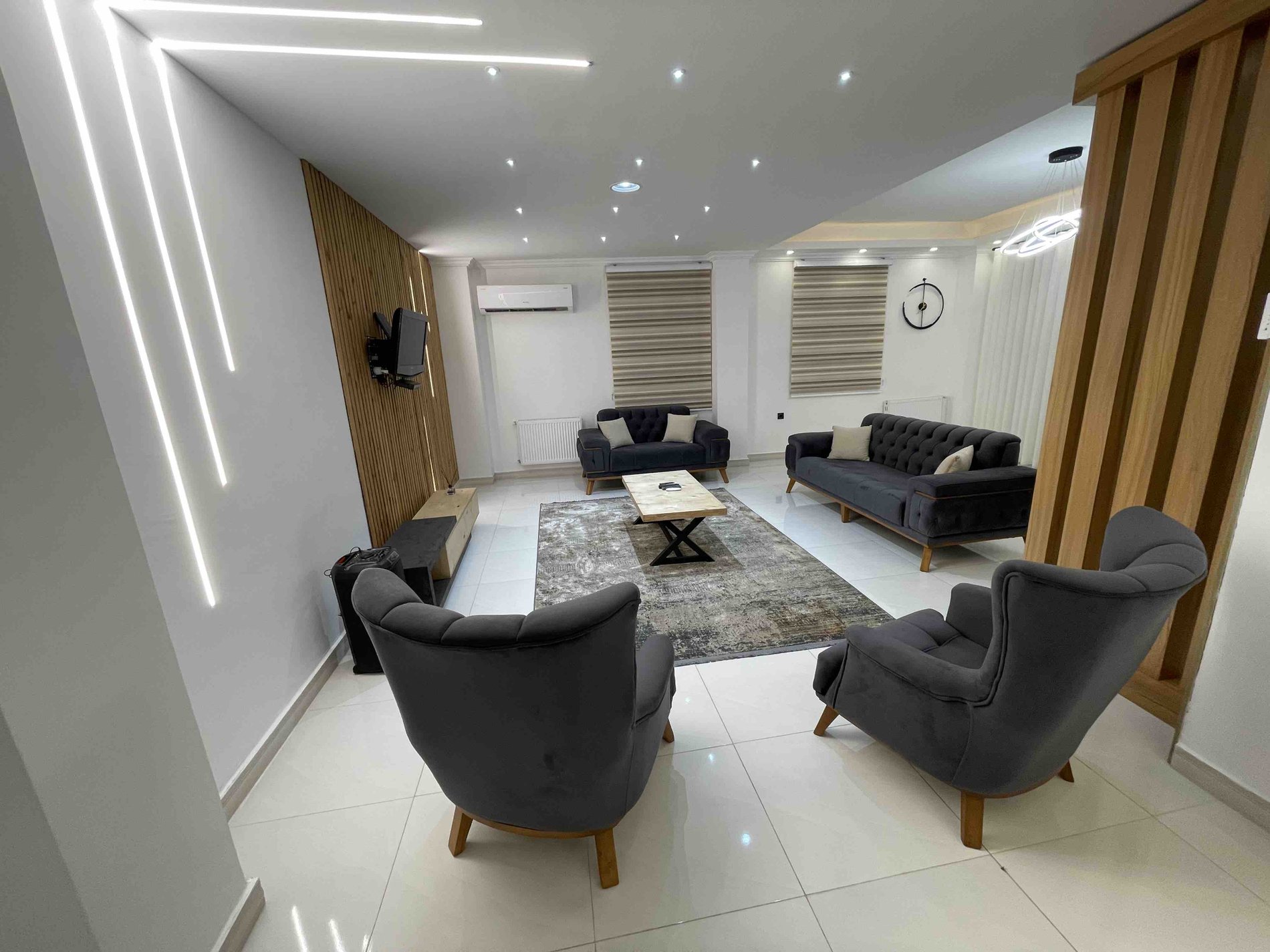 ویلا دوخوابه دوبلكس طاووس 7 - سالن پذيرايي